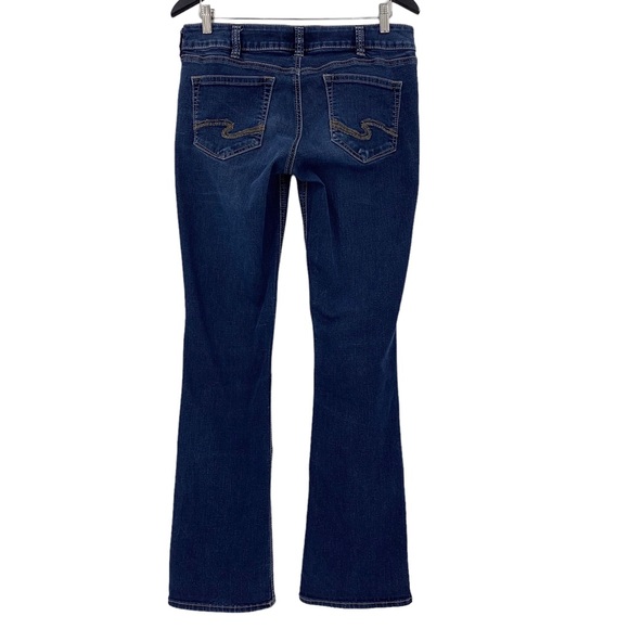 Silver Jeans Co. Suki Slim Bootcut Indigo Blue Jeans, W31/L33 - Picture 8 of 16